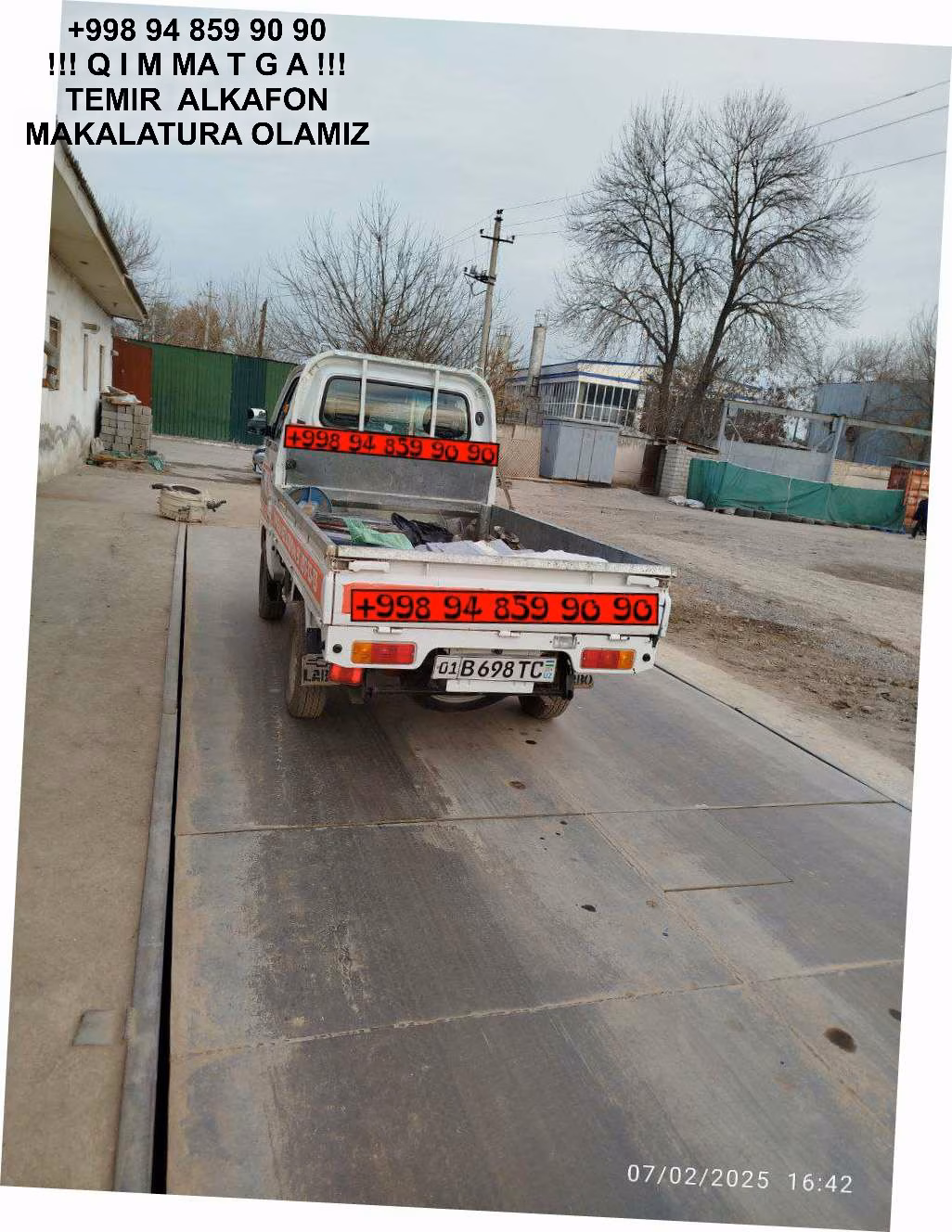 ТАШКЕНТ МЕТАЛЛОЛОМ TOSHKENT METALLOLOM qabul qilish Parkent