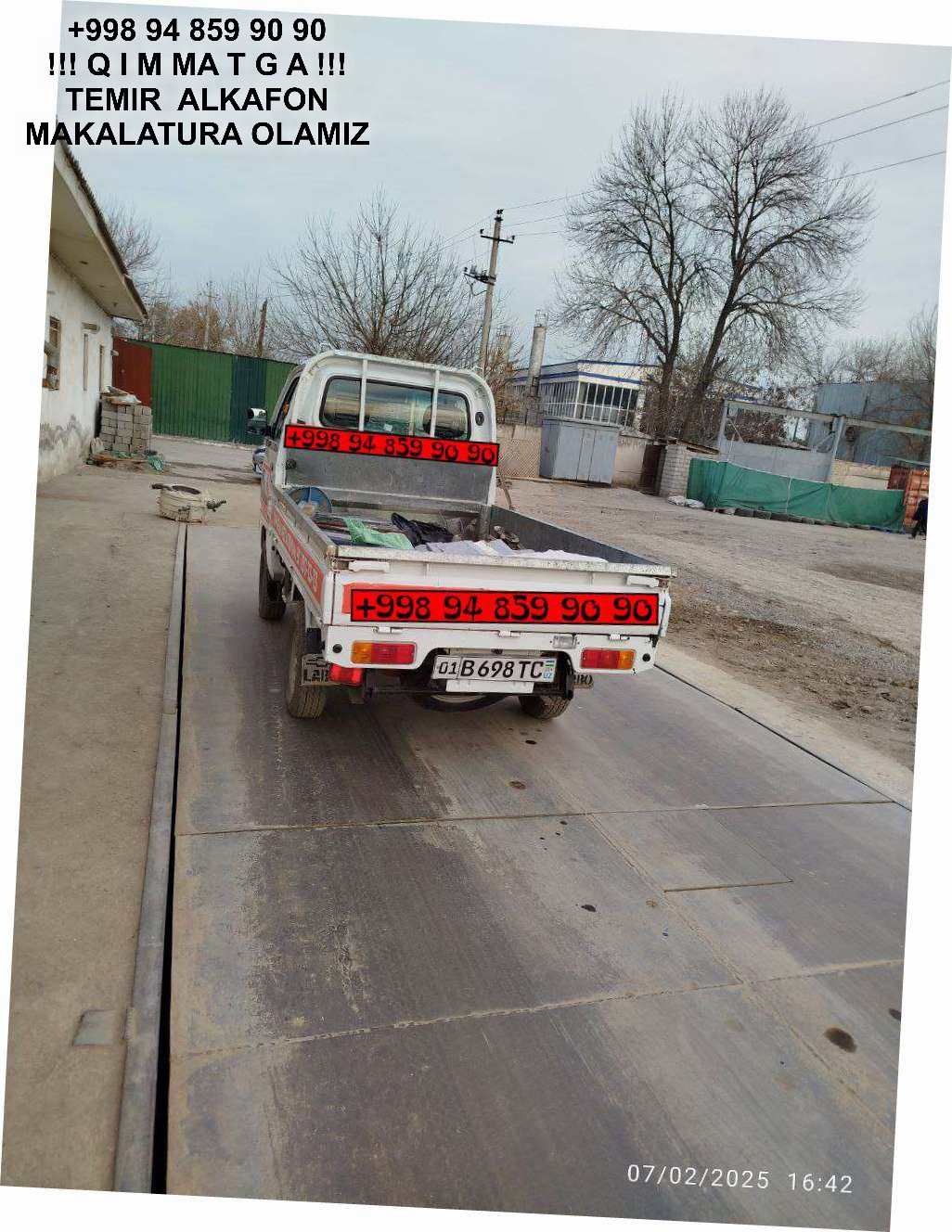 ТАШКЕНТ МЕТАЛЛОЛОМ TOSHKENT METALLOLOM qabul qilish Parkent